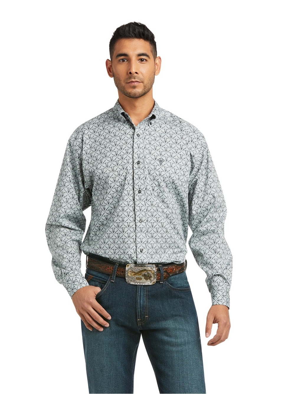 Ariat Kale Stretch Classic Long-sleeve Pearl Button Shirt